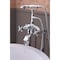 Anzzi Tugela 3-Handle Claw Foot Tub Faucet, Polished Chrome FS-AZ0052CH - alternate 2